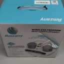 Mattress Vacuum Cleaner - 5-in-1 Cordless Bed Vacuum Cleaner, Powered by UV-C Light & Ultrasonic Technology, 16Kpa Strong Suction,Low Noise,Suitable for Dust, Pet Hair, Etc. (White)