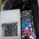 Christmas Projector Lights Outdoor Indoor, 2-in-1 Light Projector Water Wave Effect, Remote Control, 180 Rotation, 16 Dynamic Patterns & 4 Colors for Yard, House, Holiday Decor