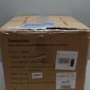 Hooded Hair Dryer, 1500W Standing Hair Dryer with Time Settings, Touch Controls, 3 Temperature Modes, Height Adjustable Ionic Hooded Dryer on Wheels, Sit Under Hair Dryer Bonnet for Home or Salon Use (Dark Black)