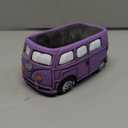 Cute Succulent Plants Pots, Small Planter Pots with Drainage Hole, Flower Pots for Home Indoor Outdoor Garden Decoration (Purple Bus)