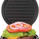 Dash Mini Maker Grill - Compact & Indoor Electric Grill - Efficient & User-Friendly Device with Nonstick Surface - Quick Heat-Up System - Easy-to-Clean & Store - Black (4 Inch Cooking Surface)