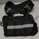 ZELUS Weighted Vest for Men and Women | 4-10lb Vest with 6 Ironsand Weights for Home Workouts | Adjustable Body Weight Vest Exercise Set for Cardio and Strength Training (Black)