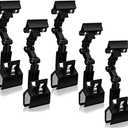 5pcs Sign Clips Clip Holder Sign Holder Clip Paper Holder for Table Top Clip On Sign for Paper Holder Computer Monitor Handy Artist Supplies Holder(5pcs Black)