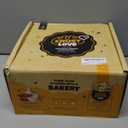 Dutch Oven for Bread Baking - incl. Sourdough Bread-Baking Supplies like Banneton Bread-Proofing Basket - 5QT Enameled Cast Iron Bread-Oven with Lid, Bread-Pan Sour Dough Starter Kit (Red)