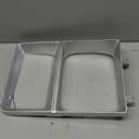 For Chevy C10 / C20 / C30 Headlight Door 1983 1984 Driver and Passenger Side Pair/Set | w/Single Headlamps | Silver | GM2512108 + GM2513108 | 14043873 + 14043874