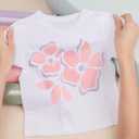 2 x GIRAFVINYL Light Pink HTV Heat Transfer Vinyl, Pink Iron on Vinyl Pastel HTV Vinyl for T-Shirt, Bags, and Other Fabric, 12" X 5FT, Easy to Cut & Weed