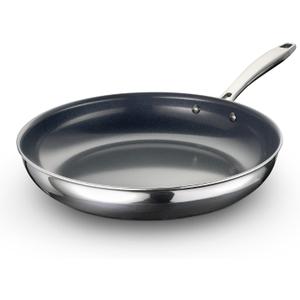 Tramontina Signature 12-Inch Tri-Ply Clad Stainless Steel Large Frying Pan