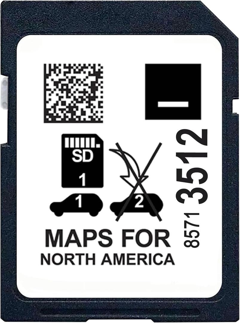 85713512 Latest Version GPS Navigation SD Card, Compatible with 2020-2024 Enclave, Encore, Cadillac XT5 2020-2024, Envision, Silverado 2019-2022, Sierra, USA/Can/Mex Maps