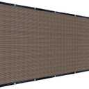 FAIR WIND Shade Cloth 90% Sun Shade Fabric Privacy Screen Shade Cover Patio Canopy with Grommets Shade Net for Garden Outdoor Pergola 6 x 10 FT - Mocha