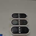 5-in-1 Carbon Monoxide Detectors, Natural Gas Leak Detector, Plug-in & Battery Backup Co Detector, HD Digital Display, CO Gas Temp Humidity Sensor, 3-Pcs, Black