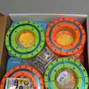 3D Infinity Cube Track Magnetic Electric Train Set for Kids 4 6 7 8,Toy Vehicle Playsets for Toddlers 3-5 Train Set Learning Gift,141 Pcs/2 car