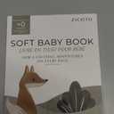 Soft Baby Book with Touch and Feel Pages - Cute Sensory Book for Babies 0-6, 6-12 & 12-18 Months with Mirror & Crinkle Paper - The Perfect Christmas Toy for Baby Showers Or as a Newborn/Infant Gift