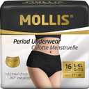MOLLIS Disposable Period Underwear for Women, Postpartum Panties, Maternity Knickers Heavy Flow Leak Proof L-XL