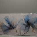 LAOTOART Flower Pictures Wall Decor For Bedroom Blue Canvas Wall Art For Office Women Modern Canvas Wall Art For Living Room Size 20 x 40 Inch