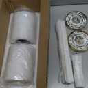 KLSS Brass Pendant Lights Kitchen Island,Modern Farmhouse Clear Glass Pendant Light,Gold Light Fixture Kitchen Pendant Mini Hanging Light Fixture for Sink (Brass 2 Pack stem Rod)