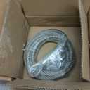 Fologtoo 1/2" Stainless Steel Cable, 25FT, 7x19 Strand Heavy-Duty Wire Rope Cable, 23000lbs Breaking Strength Steel Cable for Zipline, Winch Cable, Boats Lifting & Hoisting