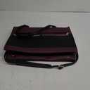 LOVEVOOK Laptop Bag for Women 15.6 Inch Tote Work Professional Leather Computer Briefcase Waterproof Handbag Shoulder Large Capacity Business Teacher Office Crossbody Purse (Black/Purple-1)