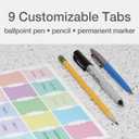 4 x Redi-Tag Bible Tabs, Bible Tabs for Men and Women, Printed and Customizable Bible Labels, Bible Annotation Kit, Pastel Colors, 75 Pack (1002456)