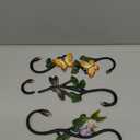3PCS Cast Iron Plant S Hangers, Decorative S Hook Outdoor Heavy Duty Ceiling Decorative Flower Hanging Baskets Plant Extenders Garden Window S-Hooks for Hanging