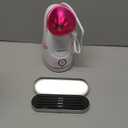 Amconsure Facial Steamer - Nano Ionic Face Steamer Warm Mist Steamer for Home Sauna SPA, Humidifier for Face Steamer for Deep Cleaning Unclogs Pores Sinuses - Bonus 5 Piece Stainless Steel Skin Kit (A-rose Red)