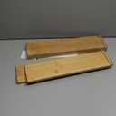 Utoplike Bamboo Drawer Dividers Large, 4'' High Adjustable Kitchen Drawer Organizers for Clothing, Spring Loaded, Works in Bathroom, Bedroom, Dresser, Desk, 4 pcs (Natural)