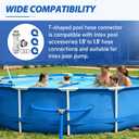 Pool Connector Hose Kit - for Intex Above Ground Pool Hose 1.5" Joint Connector Replacement