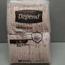 Depend Fresh Protection Adult Diapers, Incontinence & Postpartum Bladder Leak Underwear for Women, Disposable, Maximum, Large, Blush, 72 Count (2 Packs of 36)