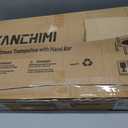 Kanchimi 40" 48" Folding Mini Fitness Indoor Exercise Workout Rebounder Trampoline with Handle, Max Load 330lbs