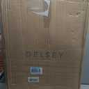 DELSEY PARIS Helium Aero Hardside Expandable Luggage with Spinner Wheels, Brushed Charcoal, Checked-Large 28 Inch