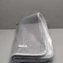 GORILLA GRIP Memory Foam Bath Rugs, Soft Absorbent Velvet Bathroom Mats, Durable Dots on Underside, Machine Washable Bathmat, Carpet Rug Room Decor for Shower Floor, 60x24 Mat, Light Gray