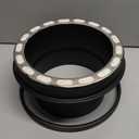 6'' Double Wall Insulated Chimney Pipe Stove Pipe Adapter, 304 Stainless Steel, Use The Adaptor To Connect Single Wall Stove-pipe To Double-wall Insulated Chimney