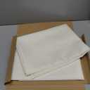 sancua Square Tablecloths 54x54 Inch, 2 Pack - Beige Fabric Table Cloth for Square or Round Tables, Washable Polyester Table Cover for Dinner, Holiday Party, Decorative Display Tables