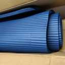 Gaiam Essentials 2/5" Thick (10mm) Yoga & Pilates, Fitness & Exercise Mat with Easy-Cinch Carrier Strap Cusion Support For Fitness and Gym Workouts