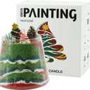 Trez Treamer Candle Making Kit for Christmas,DIY Soy Wax with Aromatherapy Candle Sand Wicks(Christmas Tree)