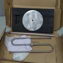 STWWO Countertop Towel Stand Free Standing with Marble Base, S-Shape Hand Towel Stand for Bathroom Stainless Steel Rust-proof, Hand Towel Holder Standing for Kitchen Vanity Countertop (Brushed Nickel)