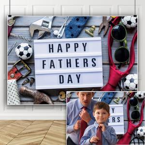 Father's Day Photography Backdrop Tools on Vintage Wooden Background Father's Day Party Decors Backdrop Father's Festival Family Prom Supplies Banner 10x8ft Polyester Studio Photo Props