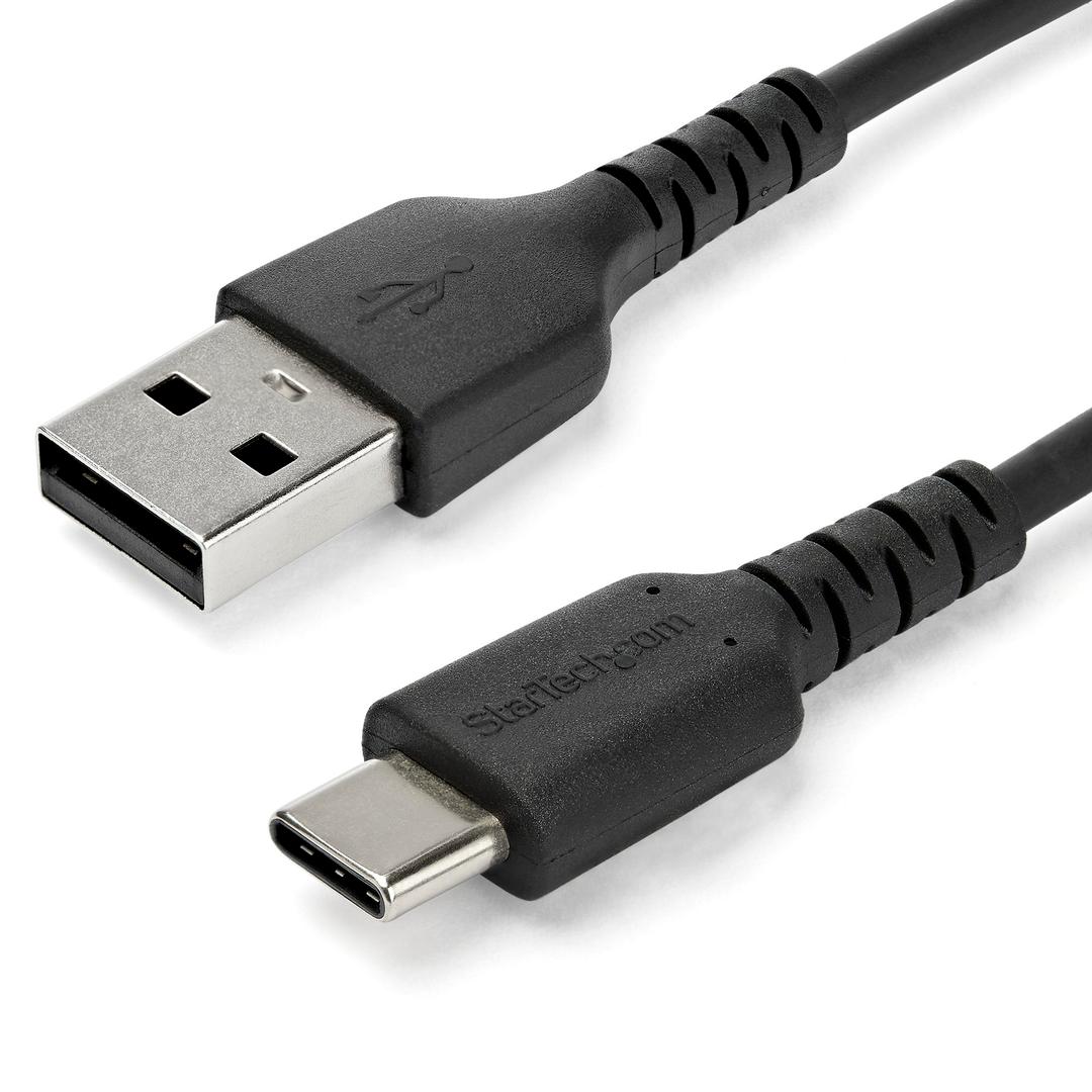 Cell Candy - USB to USB C Fast Charge and Sync Cable - 3 Foot - Black