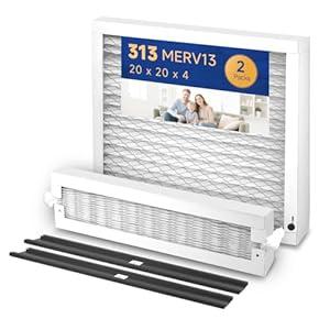 313 MERV 13 Air Filter 20x20x4 for AirPurifiers Model 1310 2310 3310 4300 Pleated HVAC AC Furnace Filter Replacement 2 Packs