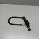 Bike U Lock with 5ft Security Cable 17mm Shackle, Bike Lock with 3 Keys and Mounting Bracket, Bicycle U-Locks Perfect for Road, Mountain, and Electric Bikes,Bicycle Lock (Black)