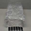 12 PACK Multi-Use Clear Plastic Storage Bins for Organizing w/ Labels - Home, Kitchen, Bathroom, Office, Pantry Cabinet Shelf Organizer Bins - SOHO Collection, RV, Fridge Organization Containers (Medium)