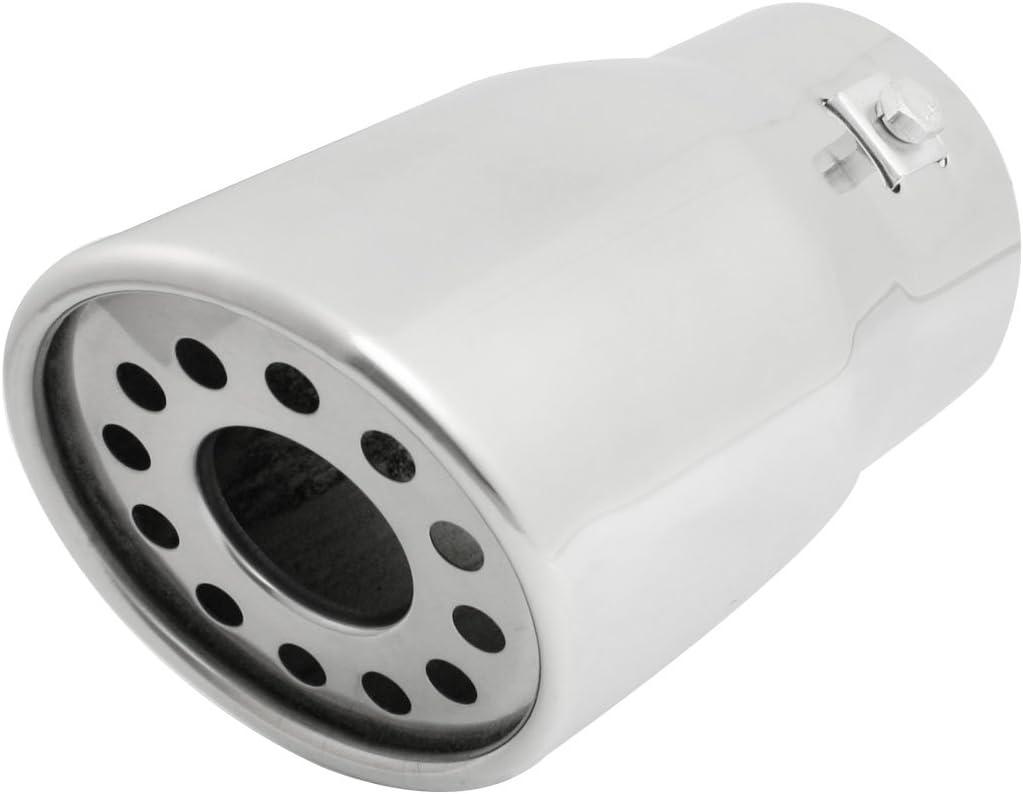 uxcell Car Universal 3" Inlet Exhaust Silencer Muffler Tip Fit 2-2.75inches Pipe