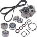 Engine Timing Belt Water Pump Kit Replacement for 2006-2012 Subaru Forester, Impreza, Legacy, Outback EJ253 2.5L H4 Engine # TKF-006 TCK304 TCKWP304A 21111AA280