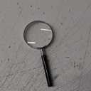 Classic Handheld Magnifying Glass - Portable Compact Design for Travel, and 3" Glass Lens with 3X Magnification for Reading Small Print, and Hobbyists, Black, (SON-DP-8119)