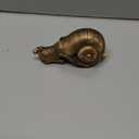 Vintage Bronze Climbing Snail Statue Flower Pot and Vase Hugger Miniature Fairy Garden Terrarium Decor Resin Art Patio Lawn Yard Ornaments Outdoor Fence Decorations