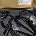 High Pressure 12 Inch Rainfall Shower Head with Handheld Combo, 16" Adjustable Extension Arm Build-in 3-way Diverter, Dual Shower Head Combo Set with Adjustable Height Slide Bar - Matte Black