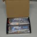 Zeee 3S Lipo Battery 5200mAh 120C 11.1V RC Soft Pack Battery with XT60 Connector for RC Car Truck Airplane Helicopter Plane Quadcopter RC Boat Racing Hobby Models 6.02 * 1.7 * 0.99in (2 Pack)