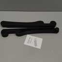 Car Seat Gap Filler Set of 2, Soft Foam Multifunctional Seat Side Gap Filler with Organizer & Hook Function, 3in1 Gap Stopper Universal Fit Car SUV Truck Fill The Gap Between Seat & Console (Most Cars  Standard, Black)