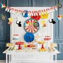 Dart Themed Party Decorations Dart Party Banner Target Dart War Banner Garland for Kids Adults Birthday Party Supplies