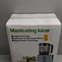 Cold Press Juicer, 5.5inch Wide Feed Chute Juicer Machine, Slow Masticating Juicer for Whole Vegetables & Fruits, Black