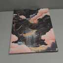 Framed Japanese Waterfall Landscape Picture Pink Clouds Wall Art Decor Canvas Print Nature Print Artwork Poster Gallery Bedroom Living Room Office 12x16 Inch Ready to Hang